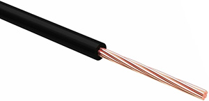 провод автомобильный ПГВА 1 х 1 кв.мм CCA черный - внешний вид