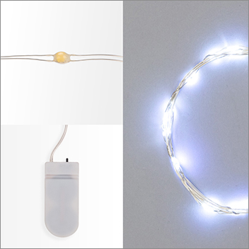 led гирлянда нить 2м Neon-Night 303-005"Роса" - компактный батарейный блок