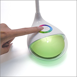 настольный led светильник Feron DE1730 арт.41553 - RGB подсветка основания