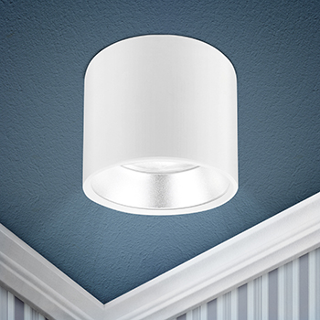 cветильник накладной OL8 GX53 WH/SL "Эра" - пример установки