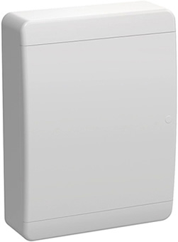 корпус пластиковый навесной Tekfor ЩРН-П-24 IP41 IEK с белой дверью - внешний вид