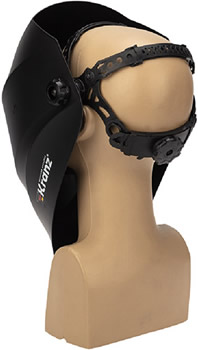 маска сварщика АСФ100 Kranz - реечный наголовник