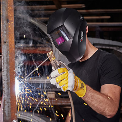 маска сварщика АСФ100 Kranz - пример использования