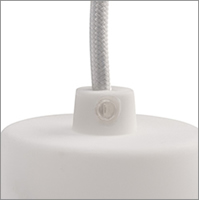 патрон подвесной E27 силиконовый Rexant 11-8884 со шнуром 1 м - конструкция и материалы