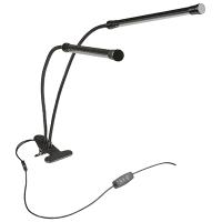 Фито светильник свд 15Вт 710мм фиолетовый IP40 Uniel с таймером на прищепке