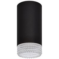 купить Светильник даунлайт 1*12Вт GU10 цилиндр черный накладной  в Чебоксарах Светильник даунлайт 1*12Вт GU10 цилиндр черный накладной