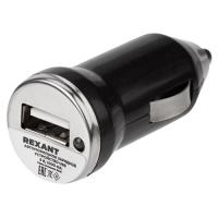 купить Автозарядка в прикуриватель USB 5В 1000mA черный в Чебоксарах Автозарядка в прикуриватель USB 5В 1000mA черный