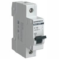купить Автомат 1Р 16А C 4,5кА ВА47-29М GENERICA в Чебоксарах Автомат 1Р 16А C 4,5кА ВА47-29М GENERICA