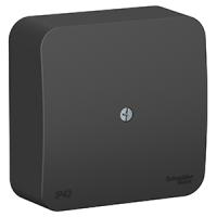 купить Коробка 75*75*30 квадрат антрацит IP42 Бланка ОП  в Чебоксарах Коробка 75*75*30 квадрат антрацит IP42 Бланка ОП