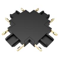 купить Коннектор черный X-обр. Jazzway MTR16 CX-BL  в Чебоксарах Коннектор черный X-обр. Jazzway MTR16 CX-BL