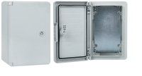 купить Корпус ЩМПп 350*250*150мм IP65 пластик серый PlexUp  в Чебоксарах Корпус ЩМПп 350*250*150мм IP65 пластик серый PlexUp
