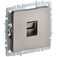 купить Брайт шампань розетка RJ45 скрытая 1-ая  в Чебоксарах Брайт шампань розетка RJ45 скрытая 1-ая
