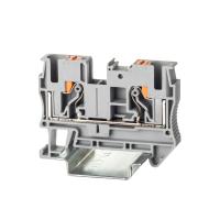 Зажим клеммный DIN-рейка 6мм2 41А серый DKC push-in