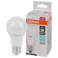 купить Лампа светодиодная 220В Е27 9Вт 4000К 720лм стандарт A60 матовая Osram LED Base в Чебоксарах Лампа светодиодная 220В Е27 9Вт 4000К 720лм стандарт A60 матовая Osram LED Base