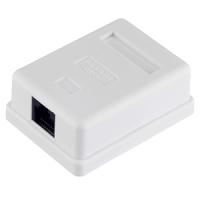 купить Рексант белый розетка RJ45 открытая 1-ая   в Чебоксарах Рексант белый розетка RJ45 открытая 1-ая