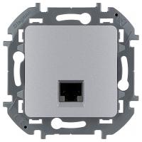 купить Инспириа алюминий розетка RJ45 8(8) скрытая 1-ая Cat6 UTP в Чебоксарах Инспириа алюминий розетка RJ45 8(8) скрытая 1-ая Cat6 UTP