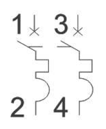 купить Автомат 2Р 20А C 6кА ВА-103 DEKraft  в Чебоксарах Автомат 2Р 20А C 6кА ВА-103 DEKraft