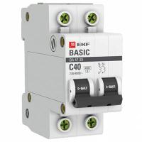 купить Автомат 2Р 40А C 4,5кА ВА47-29 EKF Basic  в Чебоксарах Автомат 2Р 40А C 4,5кА ВА47-29 EKF Basic