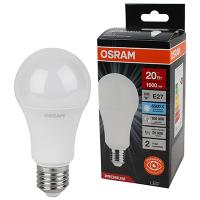 купить Лампа светодиодная 220В Е27 20Вт 6500К 1600лм стандарт A70 матовая Osram LED Value black в Чебоксарах Лампа светодиодная 220В Е27 20Вт 6500К 1600лм стандарт A70 матовая Osram LED Value black