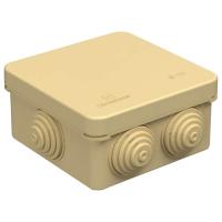 купить Коробка 80*80*40 квадрат сосна IP55 без текстуры, Промрукав  в Чебоксарах Коробка 80*80*40 квадрат сосна IP55 без текстуры, Промрукав