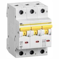 купить Автомат 3Р 63А C 6кА ВА47-60М IEK  в Чебоксарах Автомат 3Р 63А C 6кА ВА47-60М IEK