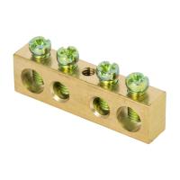 купить Шина нулевая 8*12 4групп без изолятора винтовой по центру EKF  в Чебоксарах Шина нулевая 8*12 4групп без изолятора винтовой по центру EKF