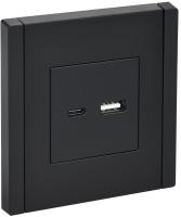 купить Фортепиано черный механизм USB A+C скрытая 2-ая 3,1А в Чебоксарах Фортепиано черный механизм USB A+C скрытая 2-ая 3,1А