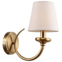 купить Светильник настенный (бра) 1*40Вт E14 латунь Rivoli классика в Чебоксарах Светильник настенный (бра) 1*40Вт E14 латунь Rivoli классика