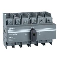 купить Рубильник 100A 3P реверсивный c рукояткой для прямой установки TwinBlock EKF в Чебоксарах Рубильник 100A 3P реверсивный c рукояткой для прямой установки TwinBlock EKF