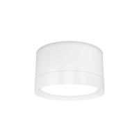 купить Светильник даунлайт 1*15Вт GX53 круг белый накладной  в Чебоксарах Светильник даунлайт 1*15Вт GX53 круг белый накладной