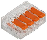 Клемма 4*6,0мм2 оранжевый IEK 