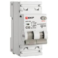 Дифавтомат 2Р 32А C тип A 30мА 6кА 2мод АВДТ-63N EKF PROxima