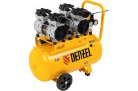 купить Компрессор безмаслянный малошумный DLS 1500/50, 1500 Вт, 2х750, 50 л, 260 л/мин// Denzel 58027 в Чебоксарах Компрессор безмаслянный малошумный DLS 1500/50, 1500 Вт, 2х750, 50 л, 260 л/мин// Denzel 58027