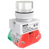 купить Выключатель кнопочный ABLF 22мм белый 220В IP54 Schneider Electric в Чебоксарах Выключатель кнопочный ABLF 22мм белый 220В IP54 Schneider Electric