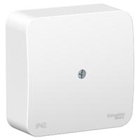 купить Коробка 75*75*30 квадрат белый IP42 Бланка  в Чебоксарах Коробка 75*75*30 квадрат белый IP42 Бланка