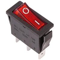 купить Выключатель ON-OFF 15А 250В индикатор красный в Чебоксарах Выключатель ON-OFF 15А 250В индикатор красный