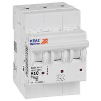 купить Автомат 3Р 10А B 4,5кА ВМ63 КЭАЗ в Чебоксарах Автомат 3Р 10А B 4,5кА ВМ63 КЭАЗ