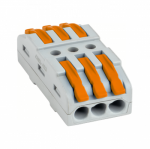 купить Клемма 6*4,0мм2 с рычажком серый EKF Проходная в Чебоксарах Клемма 6*4,0мм2 с рычажком серый EKF Проходная