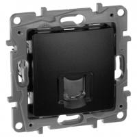 купить Этика антрацит розетка RJ45 скрытая 1-ая cat5e UTP в Чебоксарах Этика антрацит розетка RJ45 скрытая 1-ая cat5e UTP