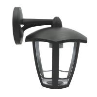 купить Светильник садово-парковый настенный 60Вт E27 пластик черный IP44 6ти гранный в Чебоксарах Светильник садово-парковый настенный 60Вт E27 пластик черный IP44 6ти гранный