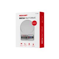 купить Весы кухонные электронные 5кг REXANT пластик 2*LR6 в Чебоксарах Весы кухонные электронные 5кг REXANT пластик 2*LR6