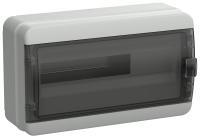 Бокс 18мод навесной серый черная прозрачная дверь IP65 КМПн IEK TEKFOR