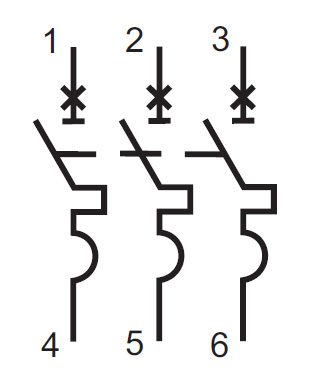 купить Автомат 3Р 63А 35кА ВА-332А DEKraft  в Чебоксарах Автомат 3Р 63А 35кА ВА-332А DEKraft