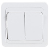 купить Классико белый выключатель 2кл скрытая 10А IP20  в Чебоксарах Классико белый выключатель 2кл скрытая 10А IP20