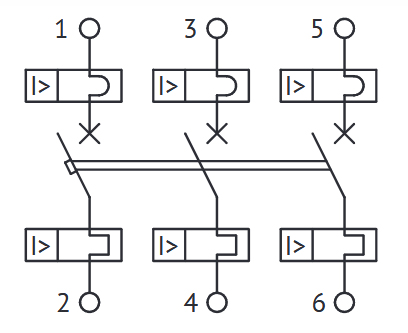 купить Автомат 3Р 10А B 4,5кА ВМ63 КЭАЗ в Чебоксарах Автомат 3Р 10А B 4,5кА ВМ63 КЭАЗ