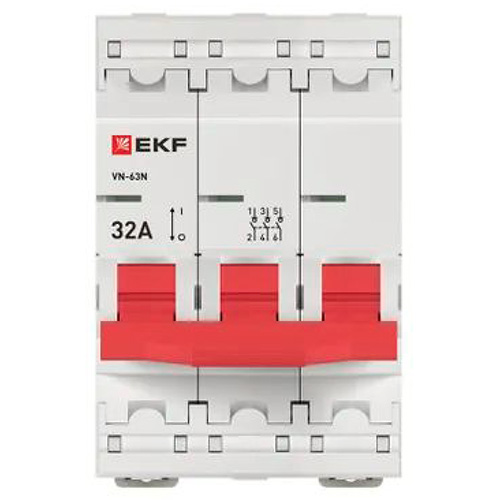 Выключатель нагрузки 3Р 32А ВН-63N EKF PROxima