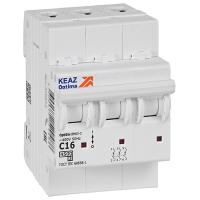 купить Автомат 3Р 16А C 4,5кА ВМ63 КЭАЗ OptiDin  в Чебоксарах Автомат 3Р 16А C 4,5кА ВМ63 КЭАЗ OptiDin