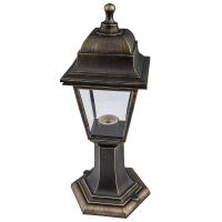 купить Светильник садово-парковый ландшафтный 60Вт E27 пластик бронза IP44 4х гранный в Чебоксарах Светильник садово-парковый ландшафтный 60Вт E27 пластик бронза IP44 4х гранный