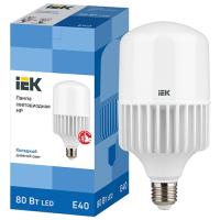купить Лампа свд 220В E40 80Вт 6500К 7200лм цилиндр T136 матовая IEK  в Чебоксарах Лампа свд 220В E40 80Вт 6500К 7200лм цилиндр T136 матовая IEK
