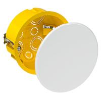 купить Коробка 80*45 круг гипсокартон с крышкой IP20 ШЭ  в Чебоксарах Коробка 80*45 круг гипсокартон с крышкой IP20 ШЭ